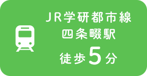 JR学研都市線四条畷駅徒歩 5分